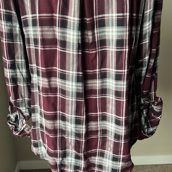 My Style Plaid 1/2 Zip Shirt - Picture 9 of 11